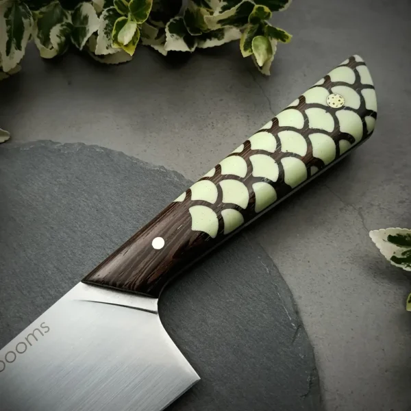 handmade-knives-OOOMS-Mint Scale Chef (8)