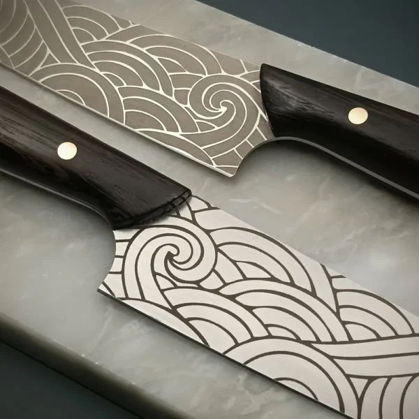 Wave Wengé - Set of two